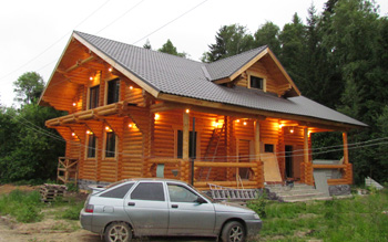 Строительство дома для Дмитрия и Анны по проекту "D011 Ольгино"
